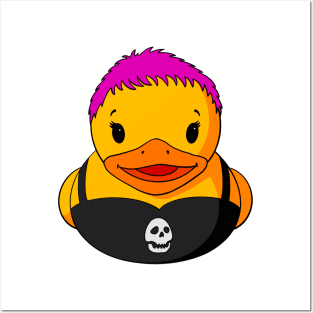 Punk Girl Rubber Duck Posters and Art